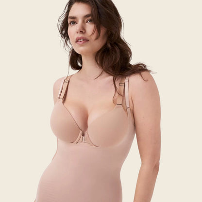Open Bust Shaper Bodysuit